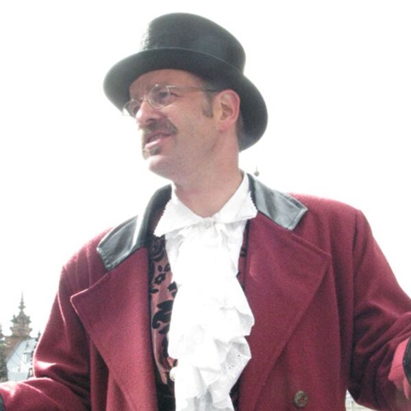 eller VerhalenvertGoderidus tijdens de stadswandeling Haarlem